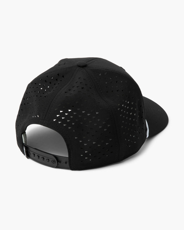 Have A Day Black Perforated Performance Hat | Breezy Golf