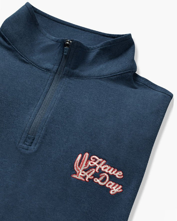 WM Phoenix Open x Breezy Navy Gimme Quarter-Zip Golf Outerwear