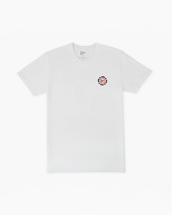 The Poker Hero Tee White | Breezy Golf