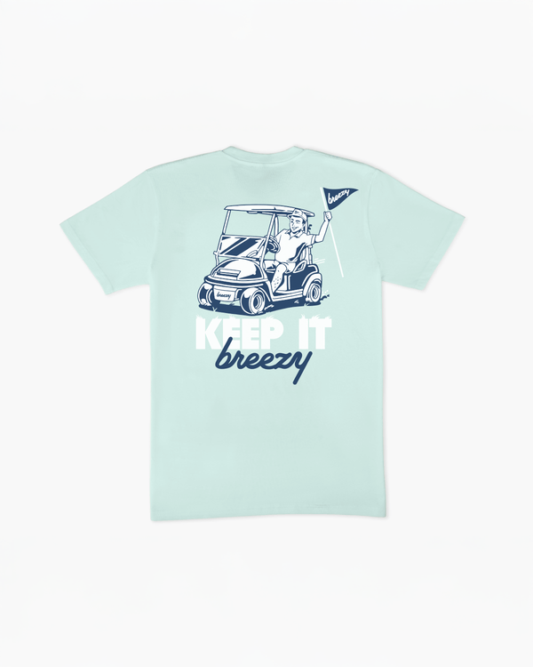 Keep It Breezy T Shirt Mint | Breezy Golf