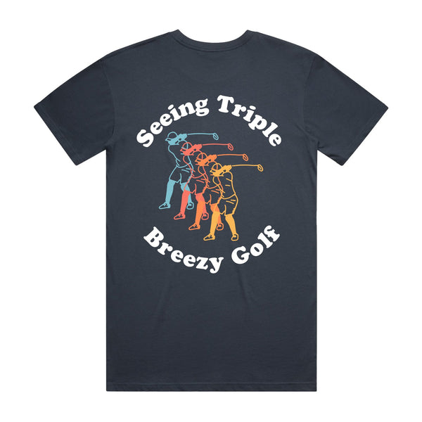 Seeing Triple T Shirt | Breezy Golf