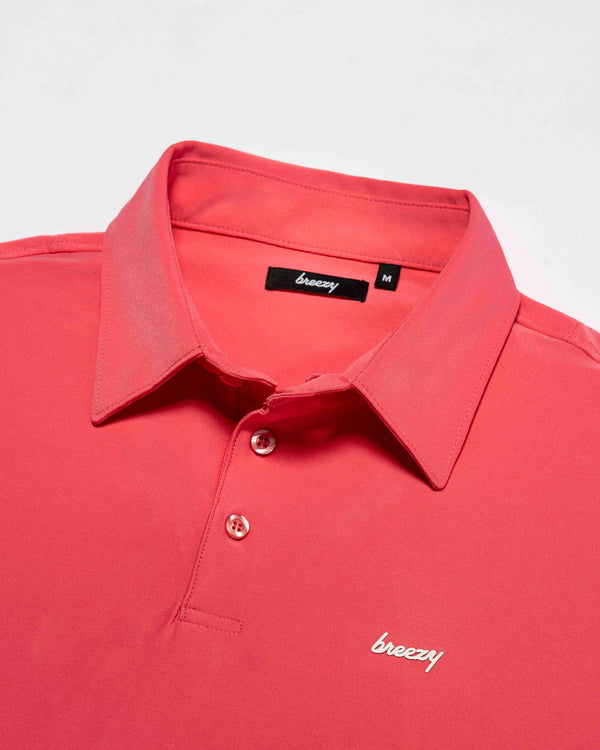 新品　BRIEFING MENS BASIC POLO レッド Brooks Brothers Men's Slim Fit Performance Pique Polo Shirt