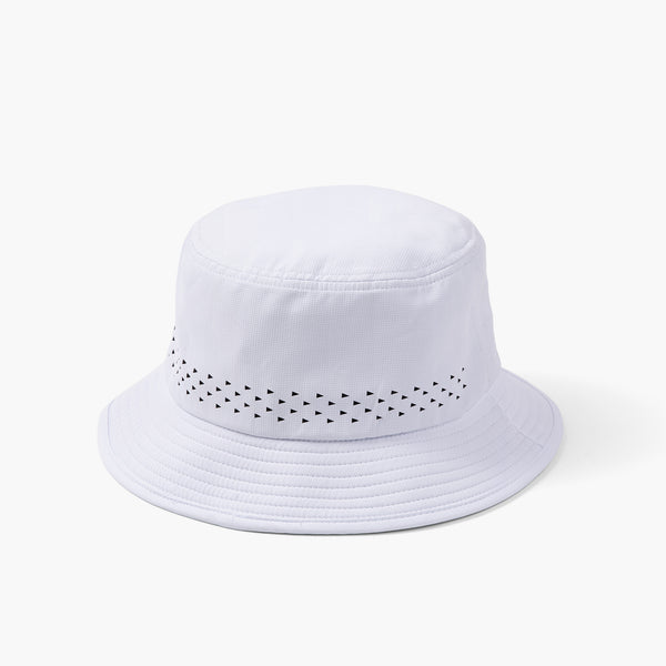 Have A Day White Perforated Bucket Hat | Gear & Accessories