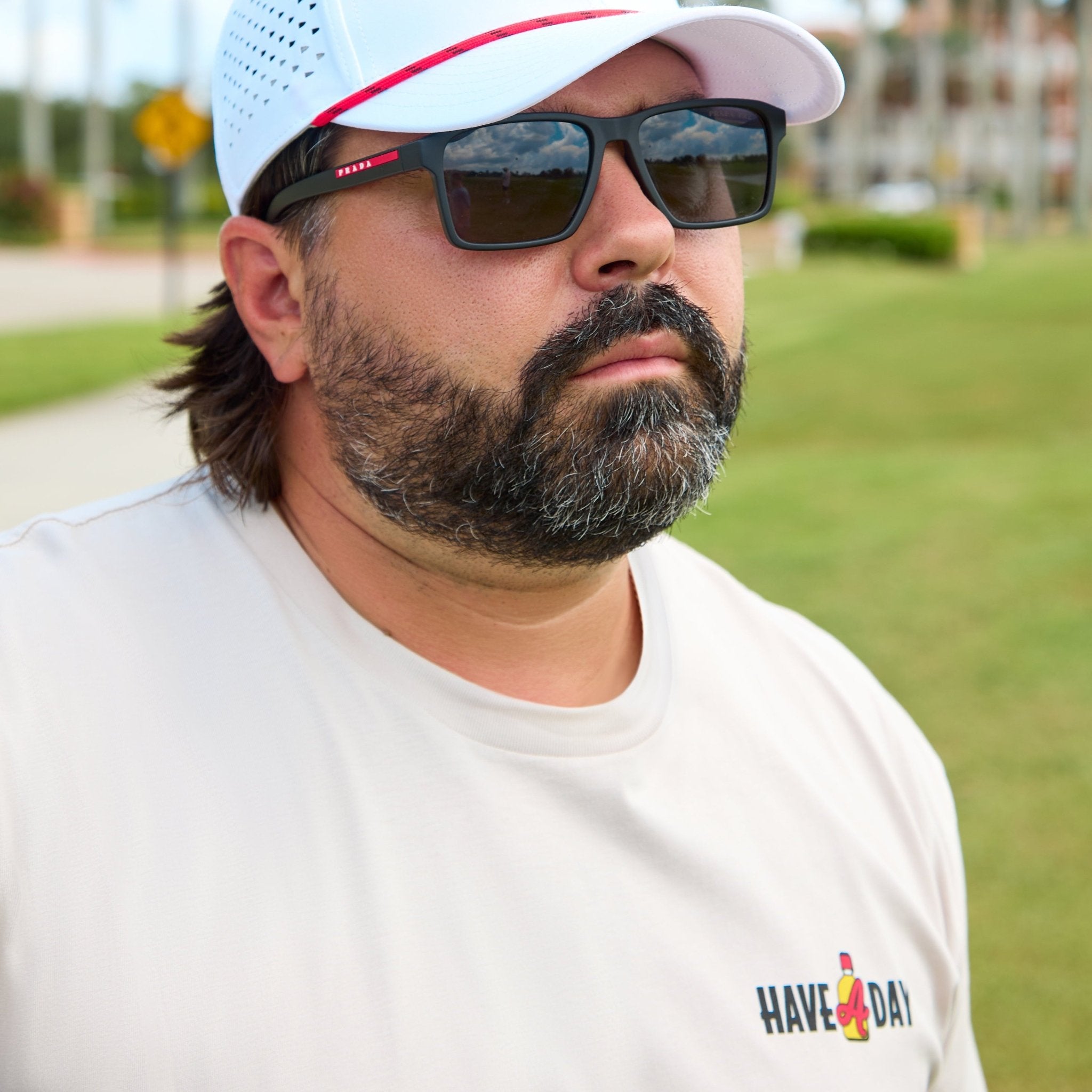 Fireball x Breezy Fireball Fairways Flame Tee | Breezy Golf | Performance Golf Apparel