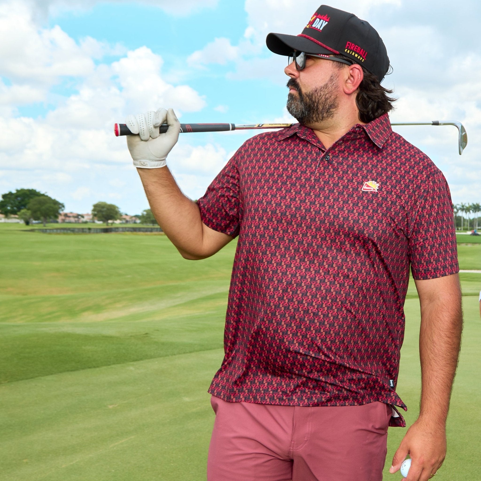 Fireball x Breezy The Fireball Classic Polo | Breezy Golf | Performance Golf Apparel