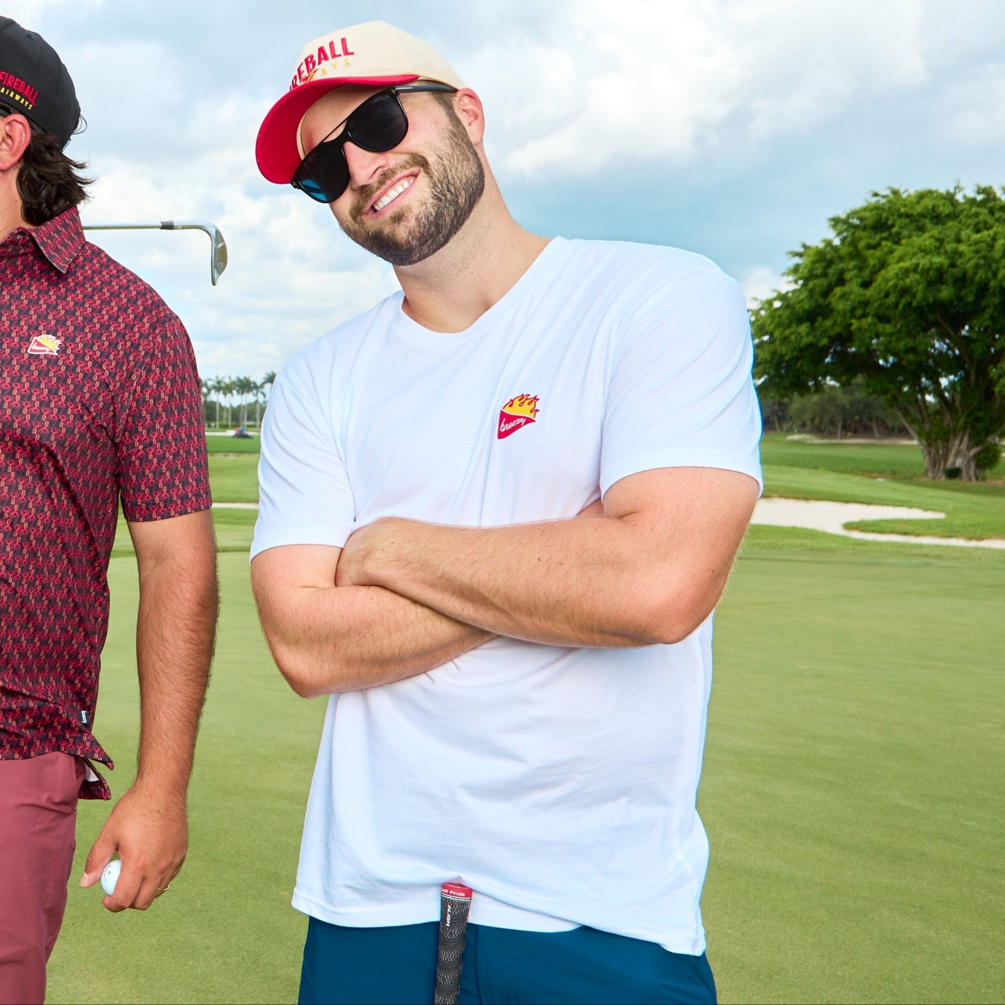 Fireball x Breezy Fireball Fairways Tee | Breezy Golf | Performance Golf Apparel