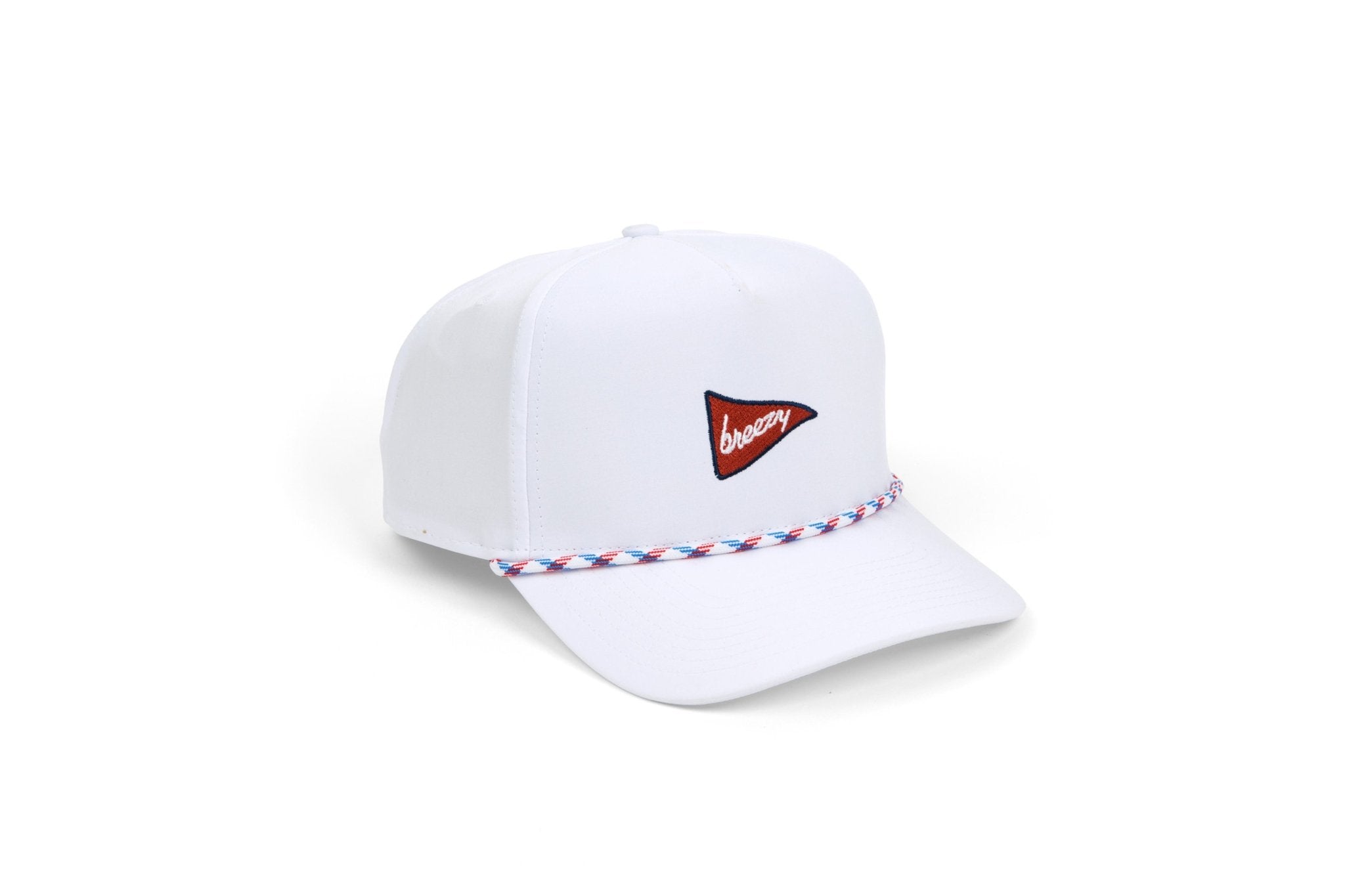 Breezy Flag White Rope Hat | Breezy Golf | Performance Golf Apparel