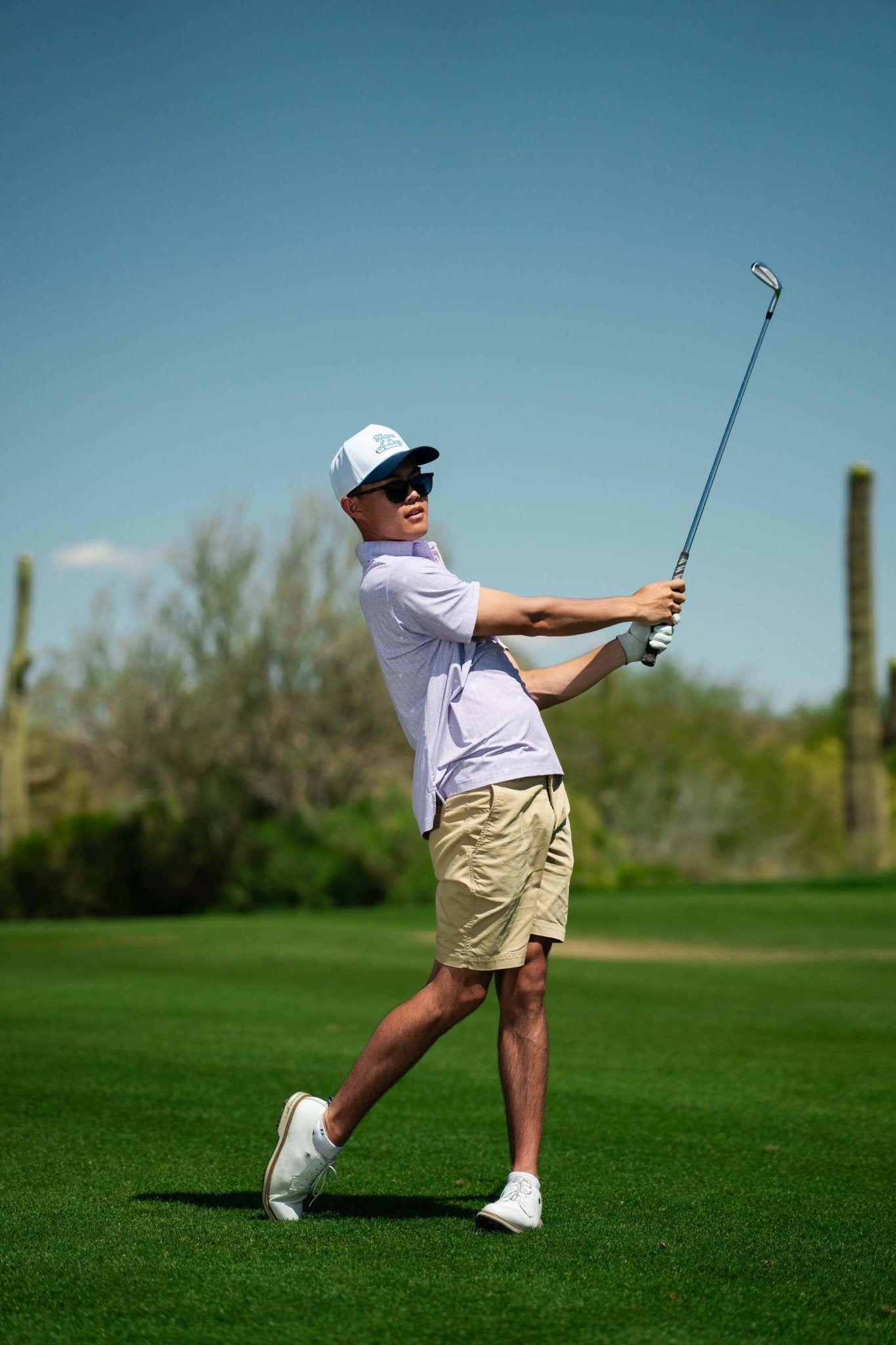 Pin Location Geo Polo | Breezy Golf | Performance Golf Apparel