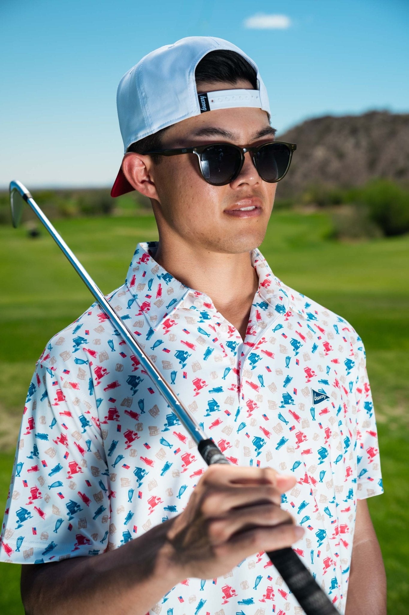 The Diners And Drives Polo | Breezy Golf | Performance Golf Apparel
