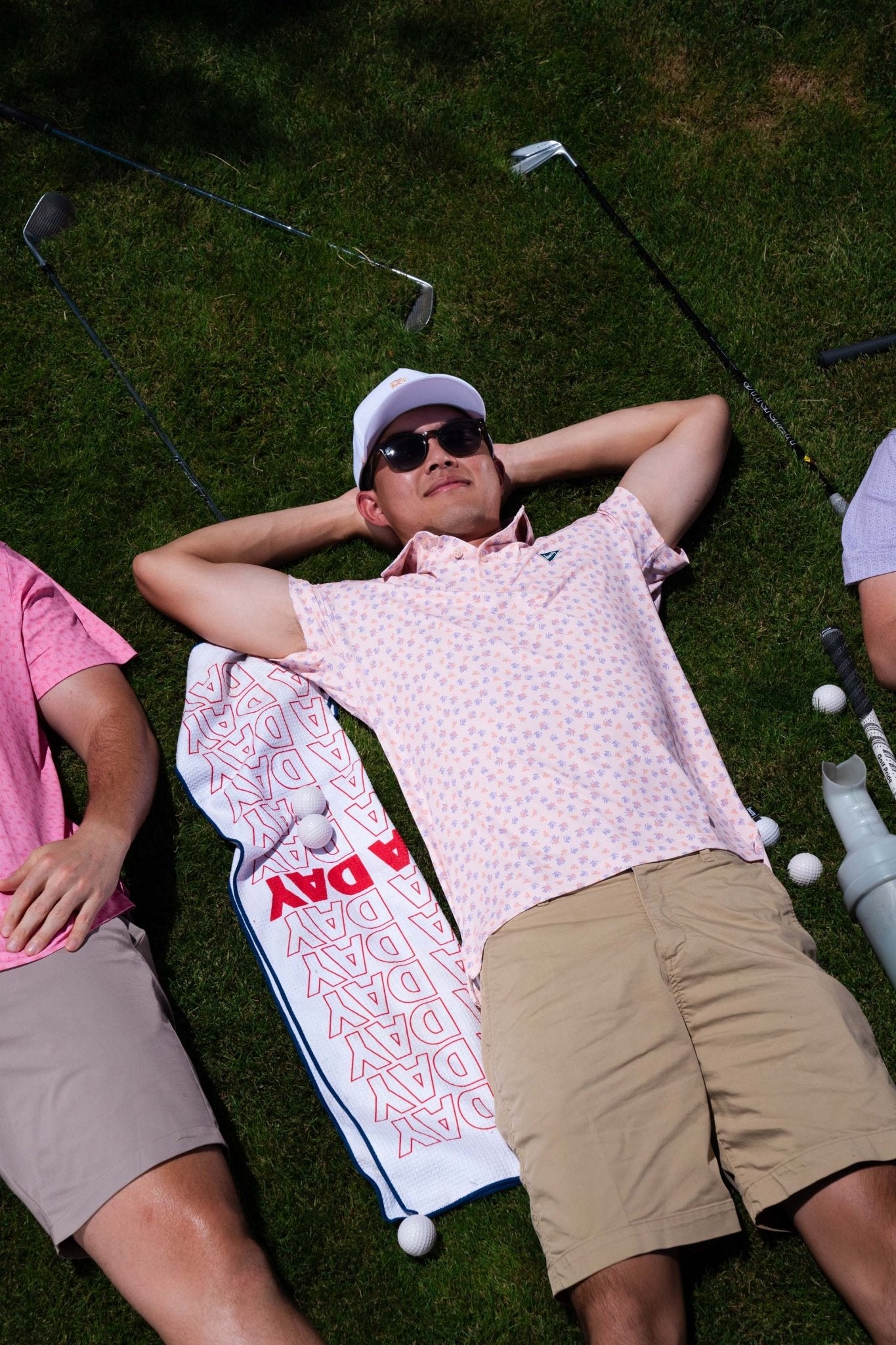 The Orange Berries Polo | Breezy Golf | Performance Golf Apparel