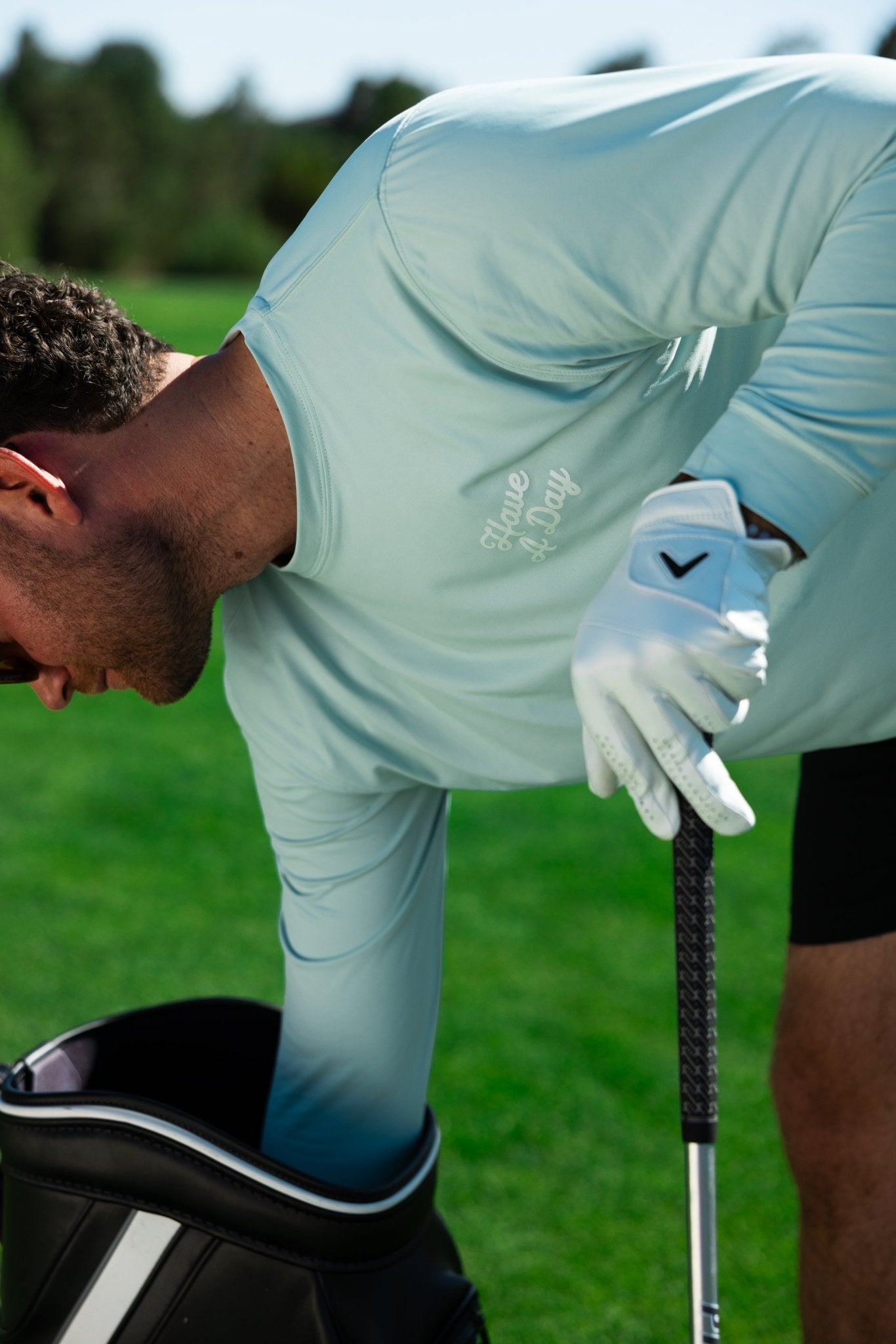 Range Long Sleeve Sage | Breezy Golf | Performance Golf Apparel