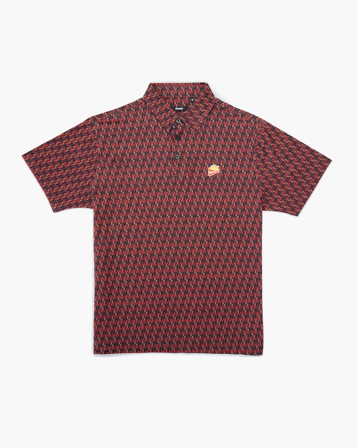 Fireball x Breezy The Fireball Classic Polo | Breezy Golf | Performance Golf Apparel