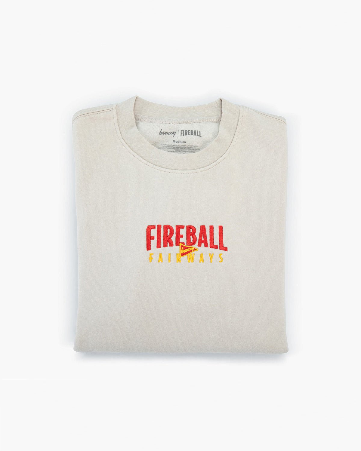 Fireball x Breezy Fireball Fairways Crewneck | Breezy Golf | Performance Golf Apparel