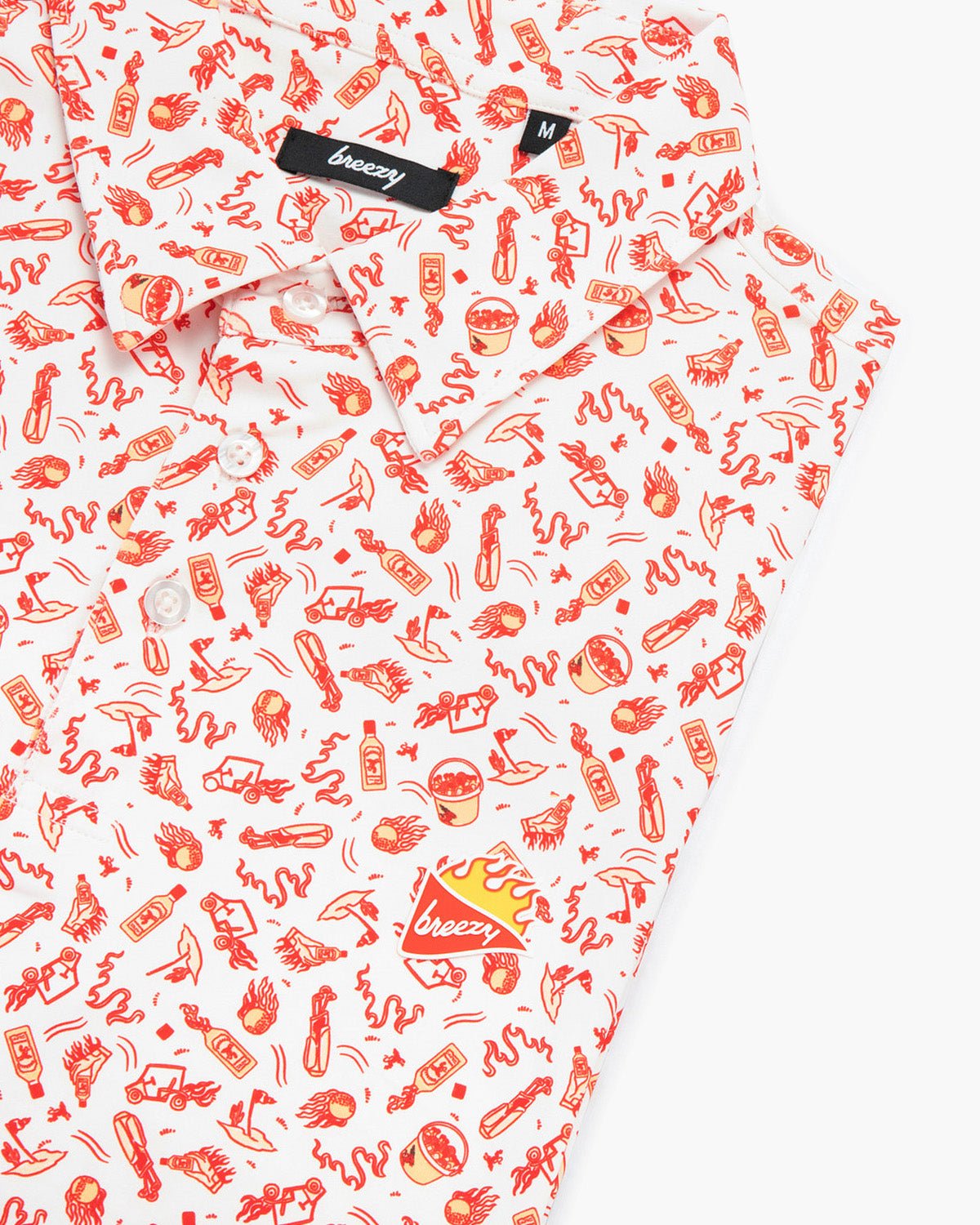Fireball x Breezy The Tee-Off Starter Pack Polo | Breezy Golf | Performance Golf Apparel