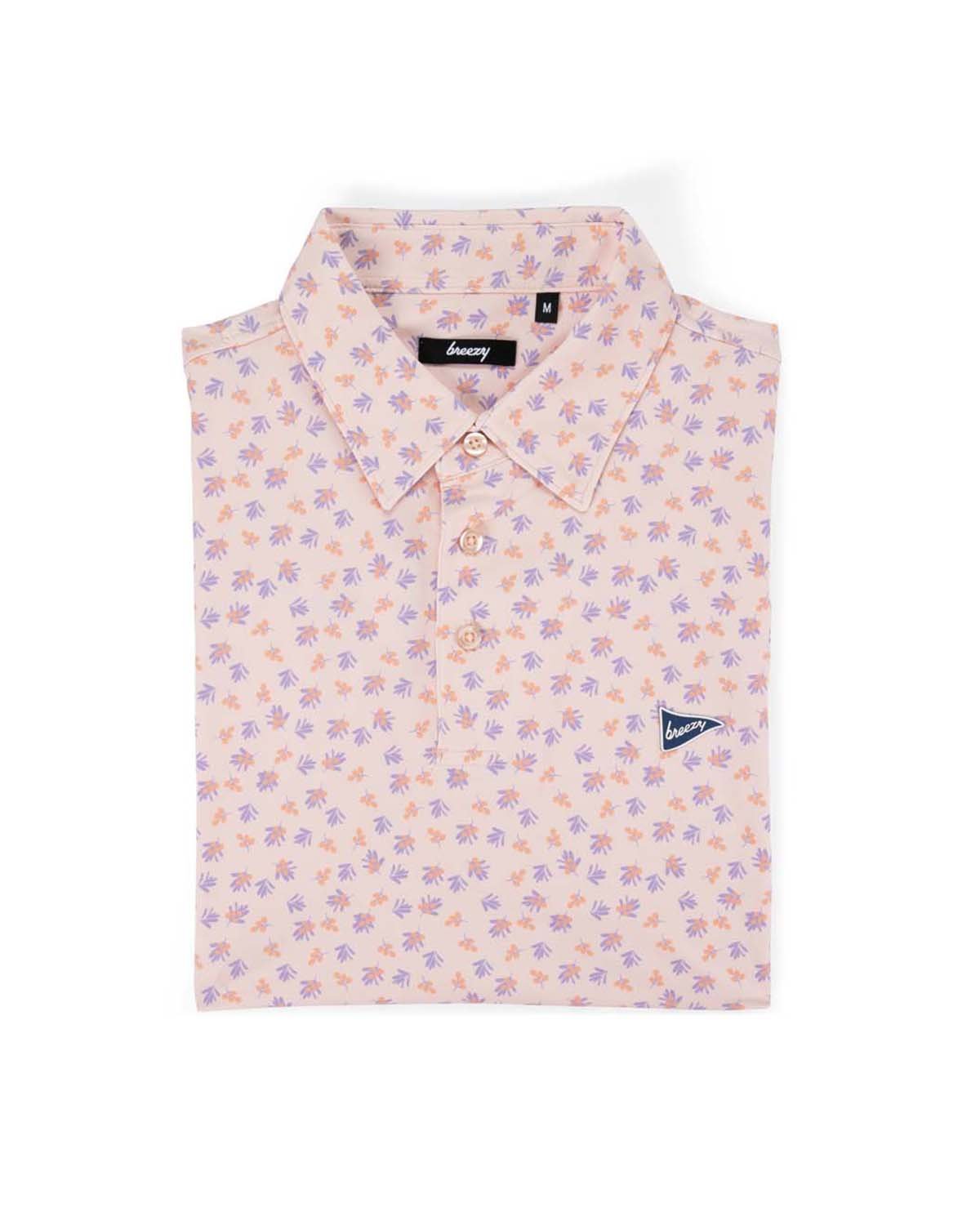 The Orange Berries Polo | Breezy Golf | Performance Golf Apparel