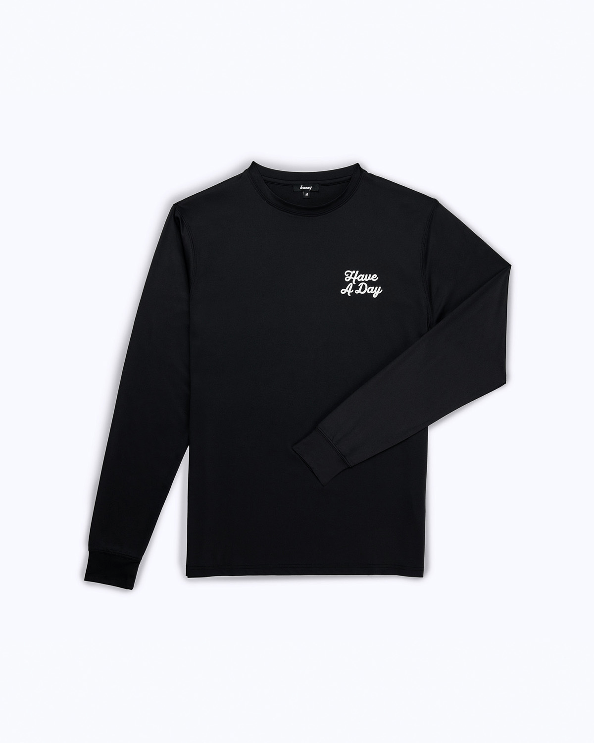 Range Long Sleeve Black | Breezy Golf | Performance Golf Apparel