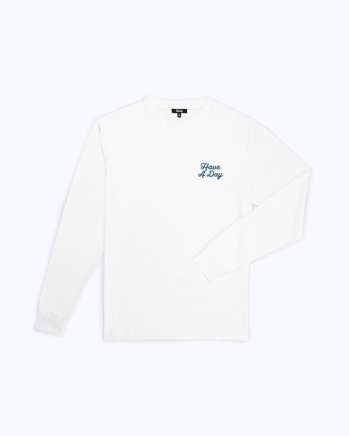 Range Long Sleeve White | Breezy Golf | Performance Golf Apparel