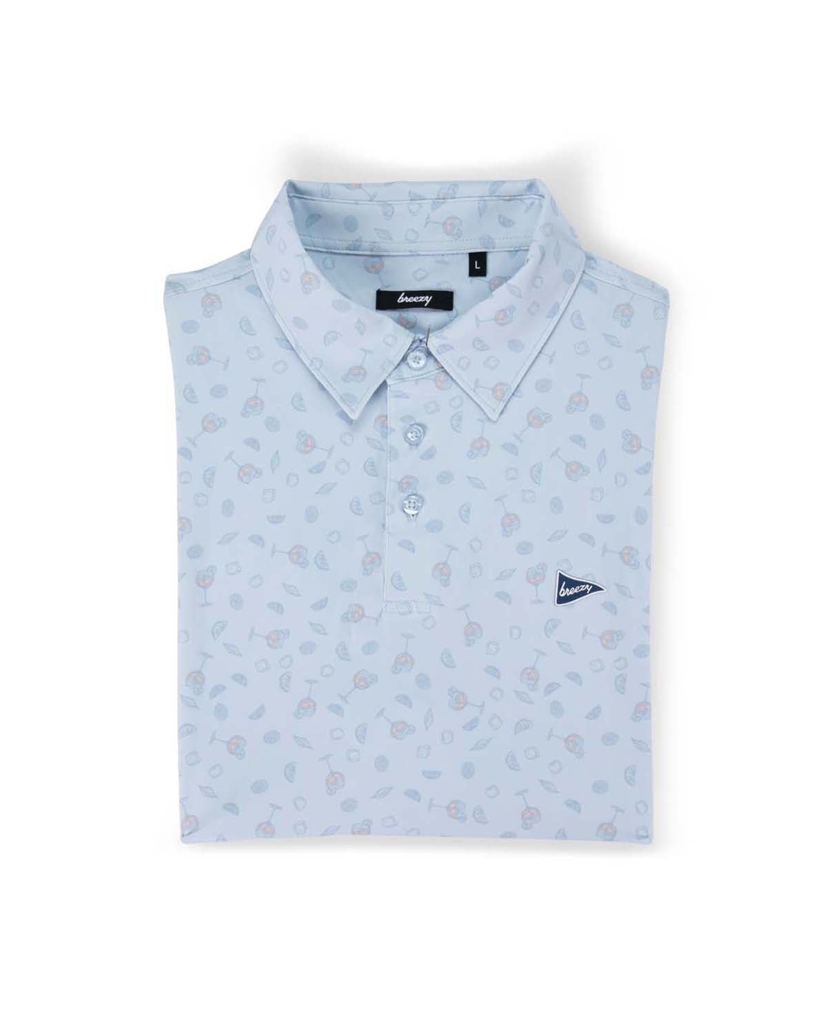 The Sips & Spritz Polo | Breezy Golf | Performance Golf Apparel