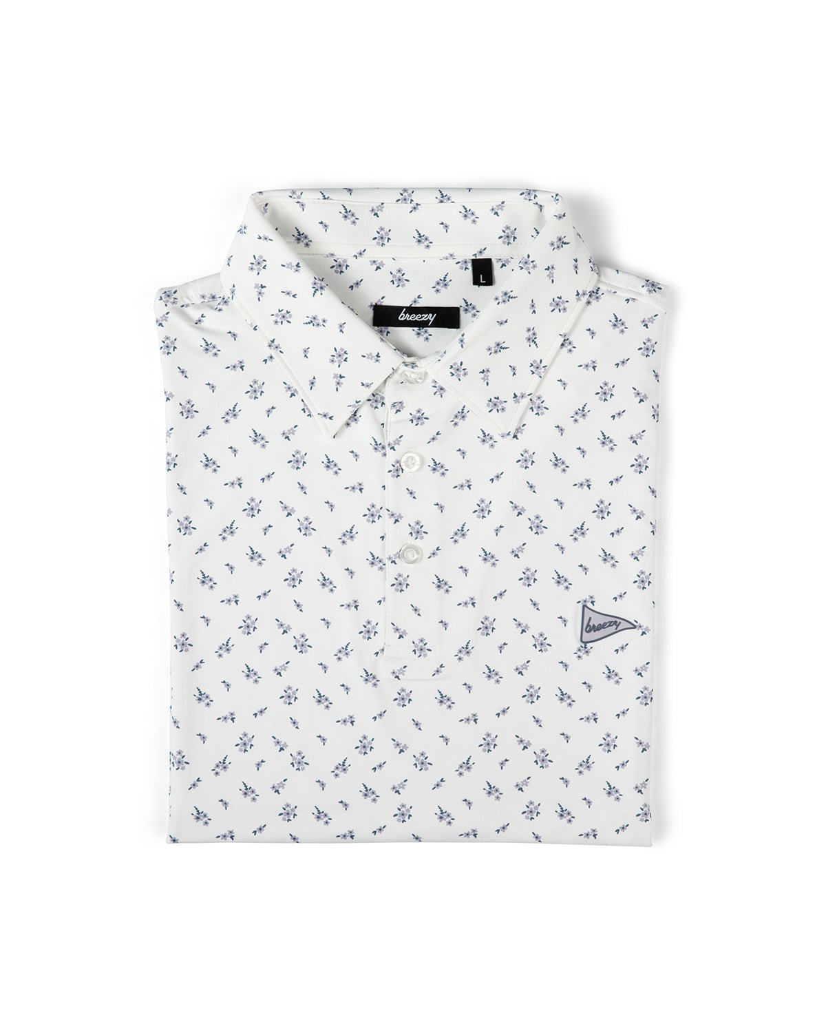 The Windy Lavender Polo | Breezy Golf | Performance Golf Apparel