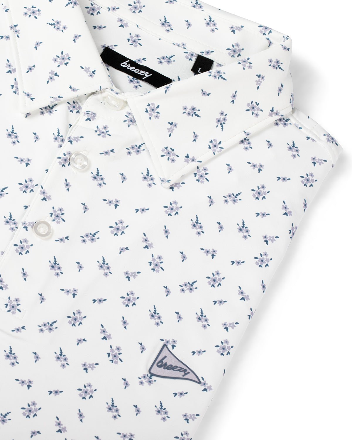 The Windy Lavender Polo | Breezy Golf | Performance Golf Apparel