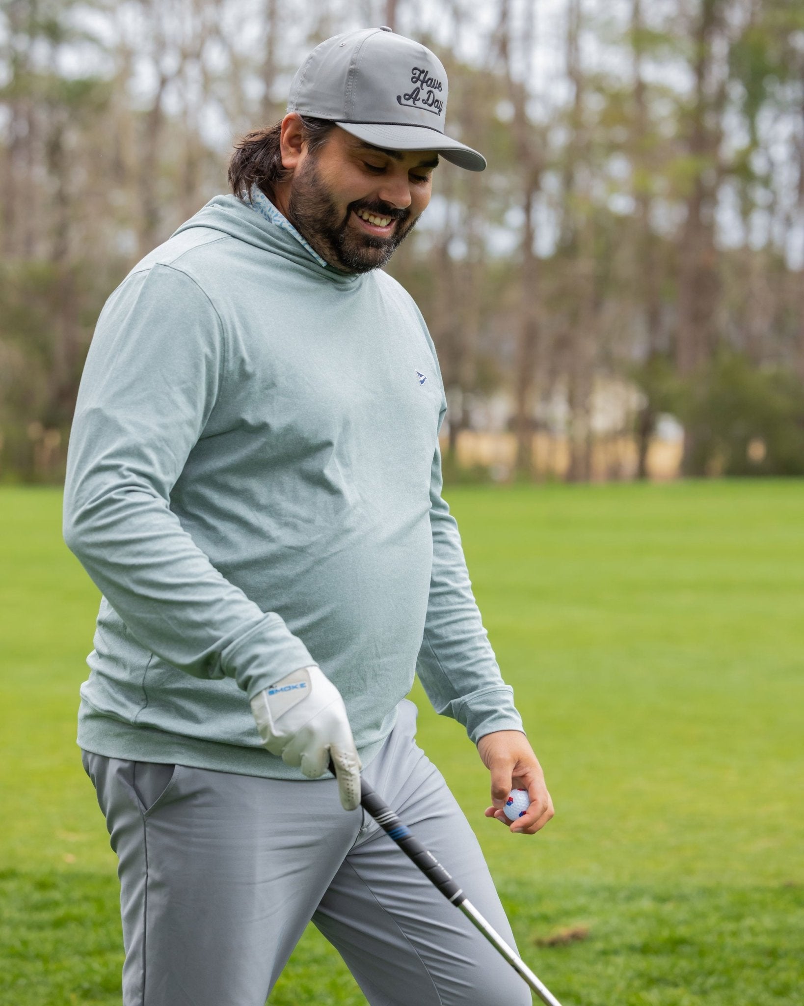 The Gimme Hoodie Sage Green | Breezy Golf | Performance Golf Apparel