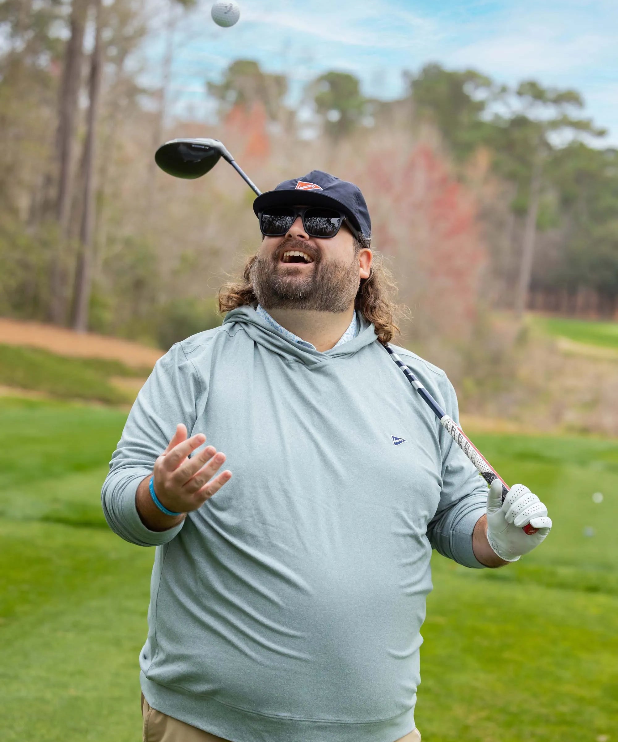 The Gimme Hoodie Sage Green - Breezy Golf