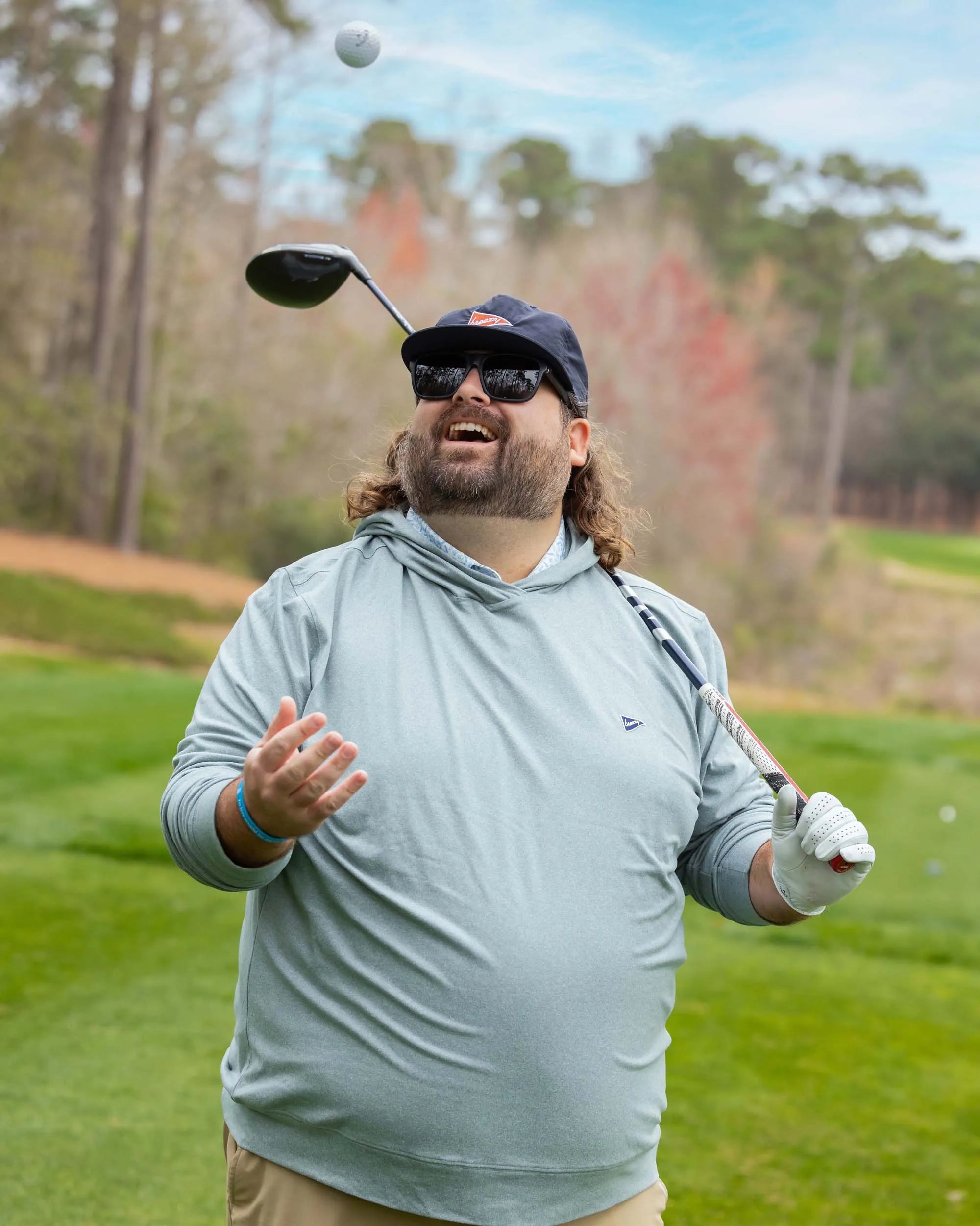 The Gimme Hoodie Sage Green - Breezy Golf