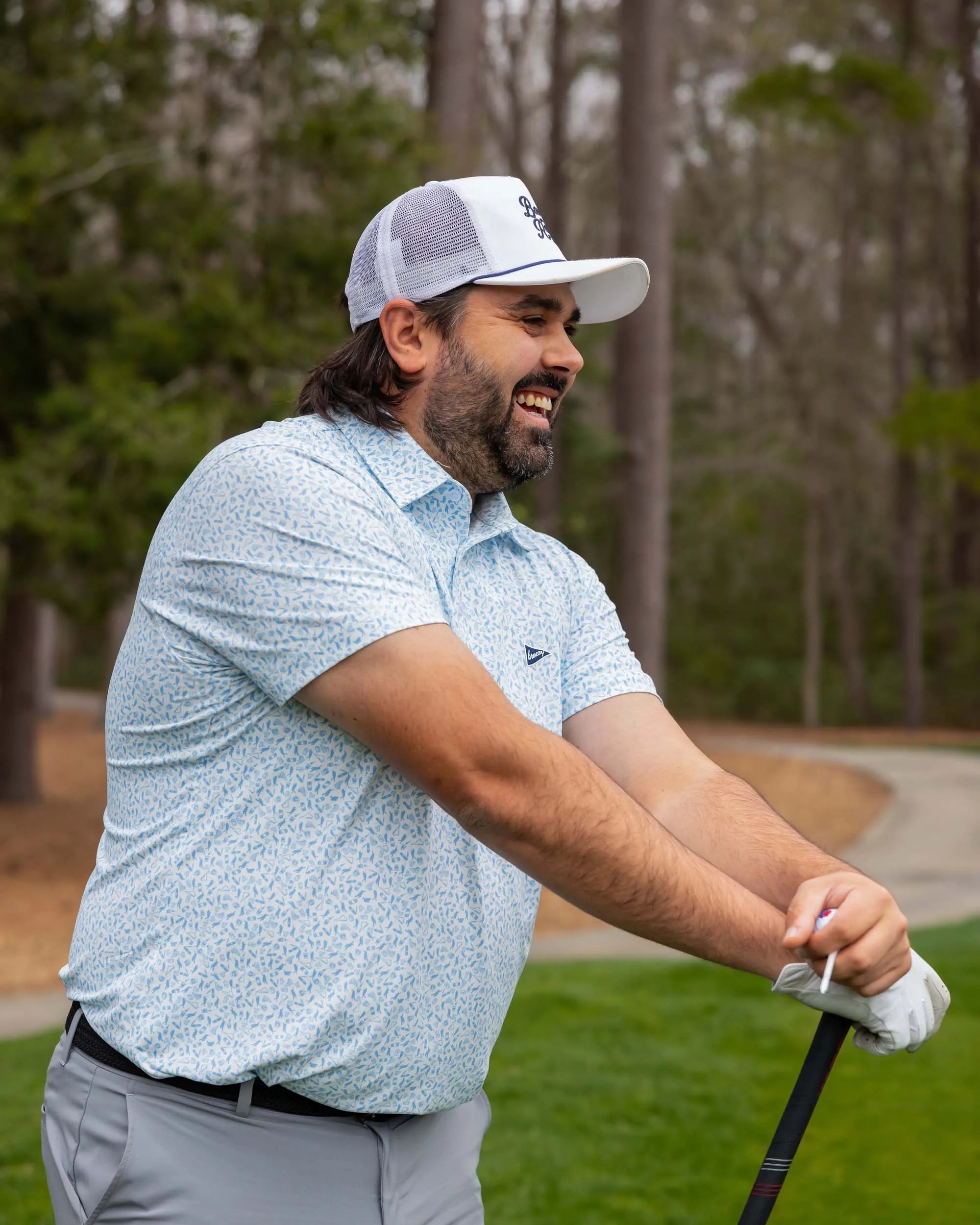 The Fat Perez Polo | Breezy Golf | Performance Golf Apparel