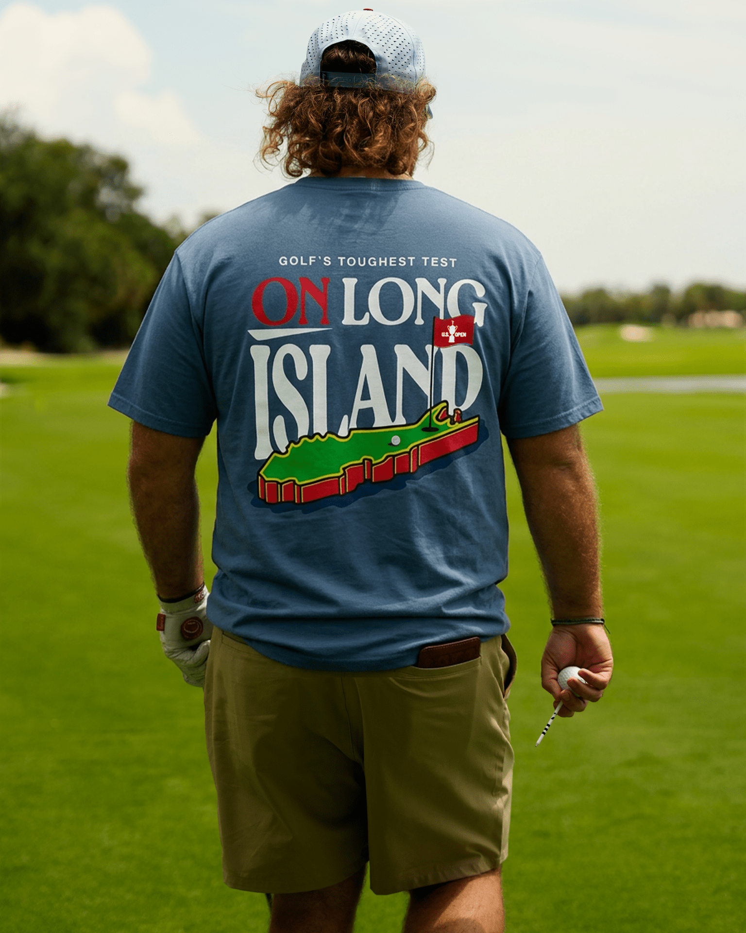 The U.S. Open On Long Island Tee - Breezy Golf