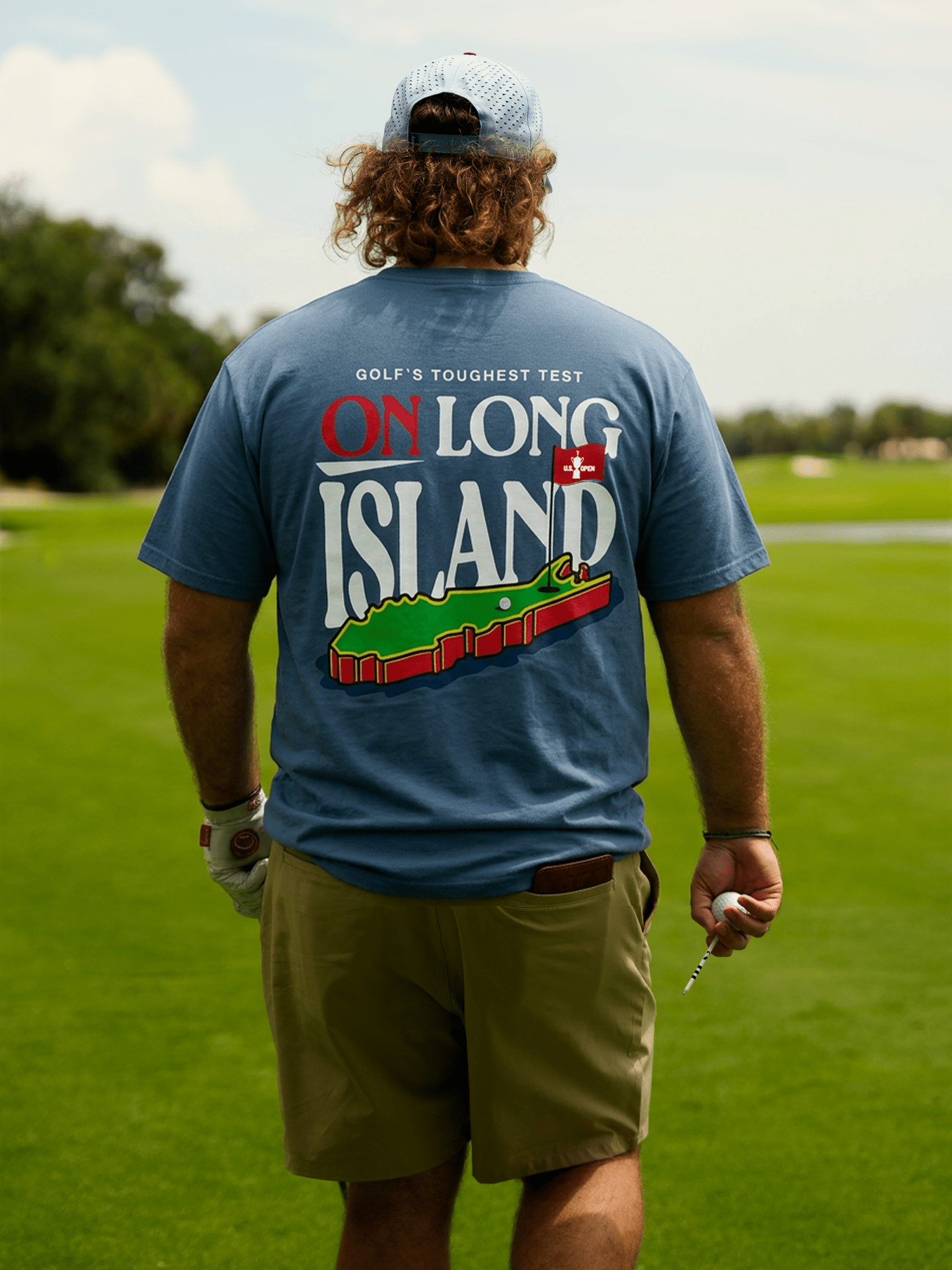 The U.S. Open On Long Island Tee | Breezy Golf | Performance Golf Apparel