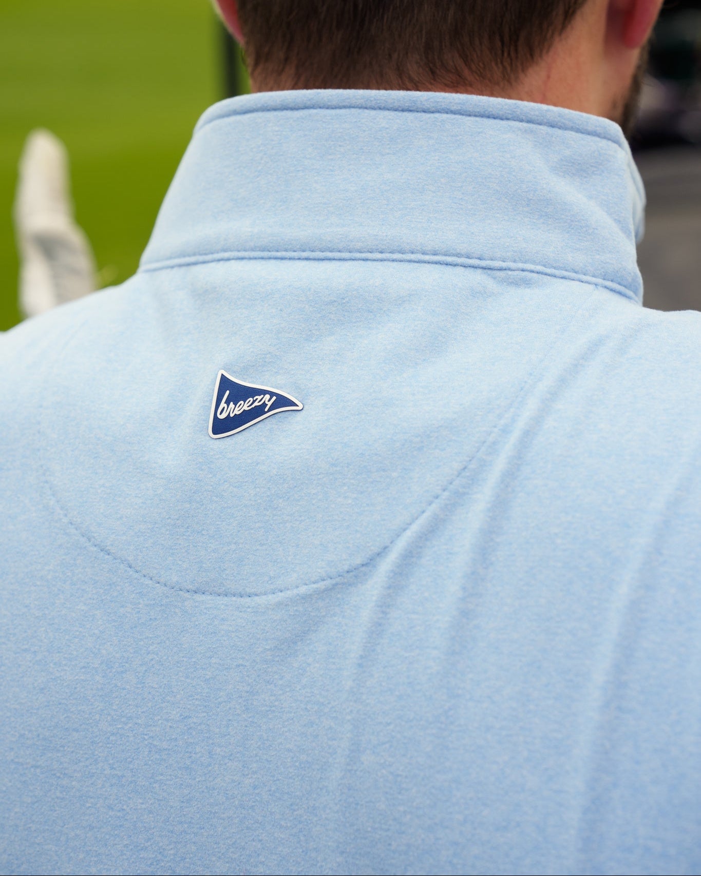 The U.S. Open Gimme Quarter - Zip Light Blue - Breezy Golf