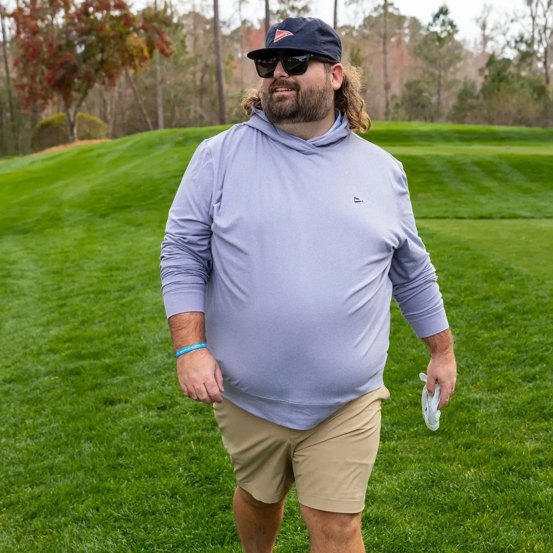 The Gimme Hoodie Pale Lavender | Breezy Golf | Performance Golf Apparel