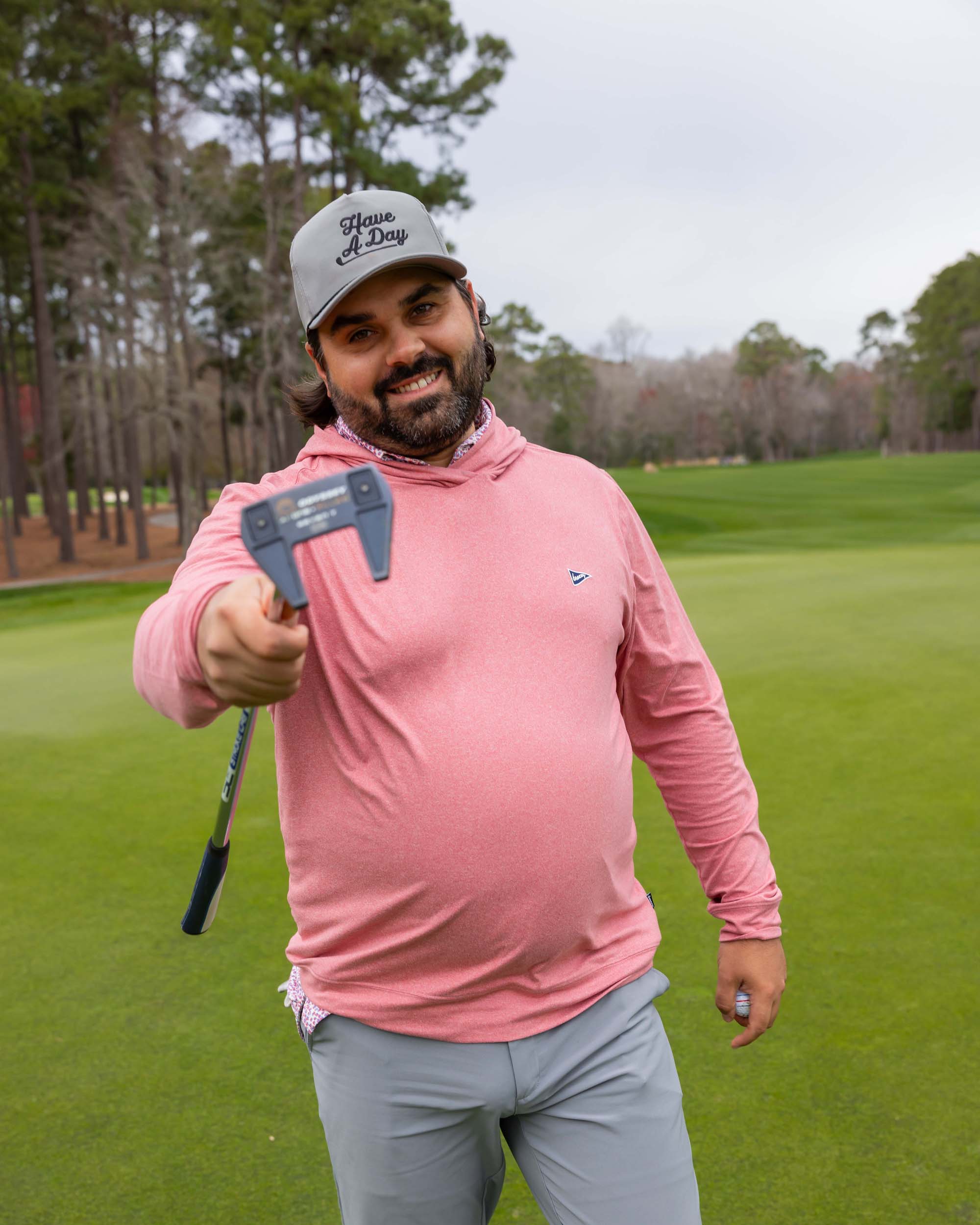 The Gimme Hoodie - Nantucket Red | Light Red | Breezy Golf