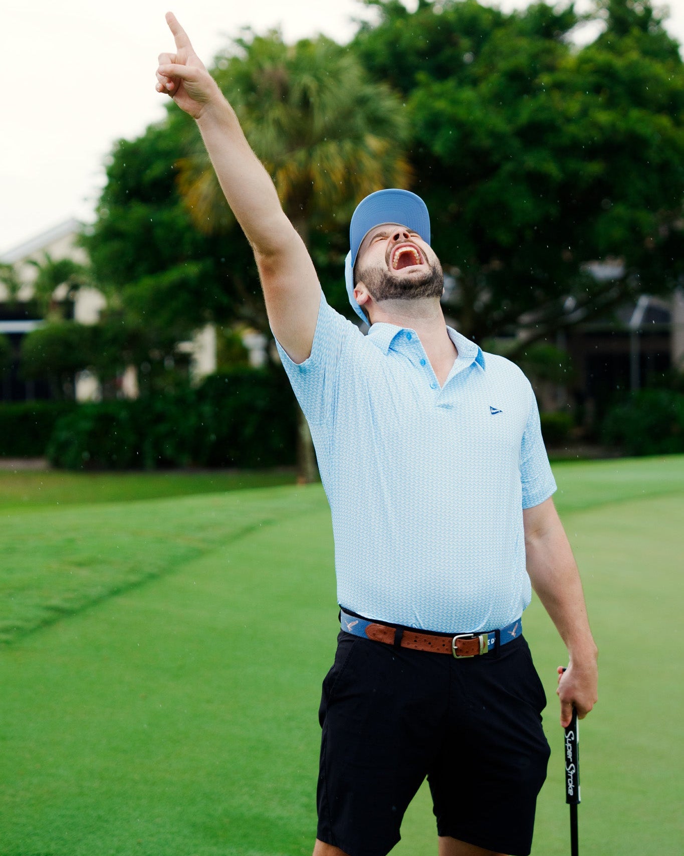 Have A Day Rope Hat Eternal Blue - Breezy Golf