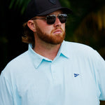 Have A Day Shield Meshback Hat Black - Breezy Golf