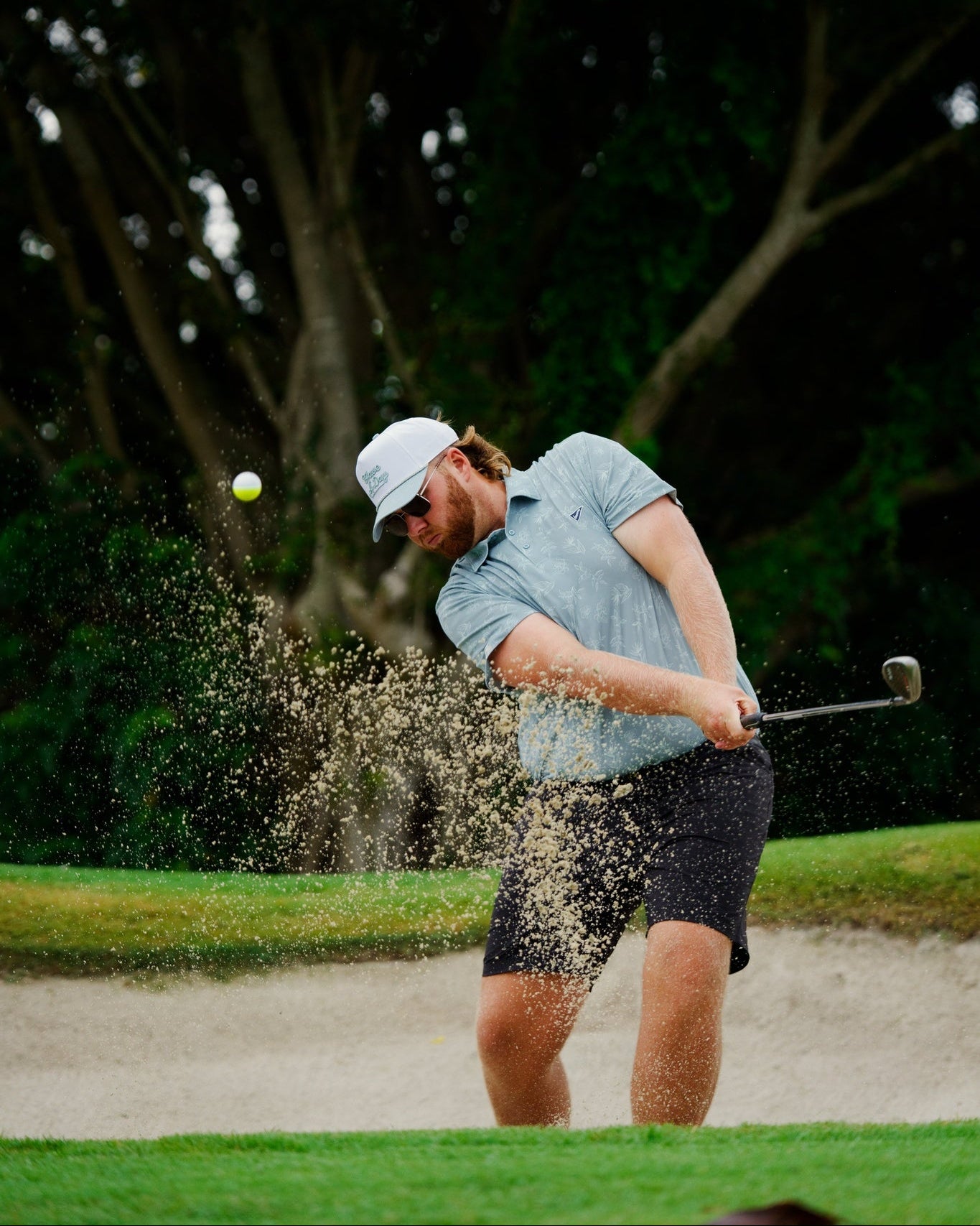 The Floral Tropics Polo - Breezy Golf