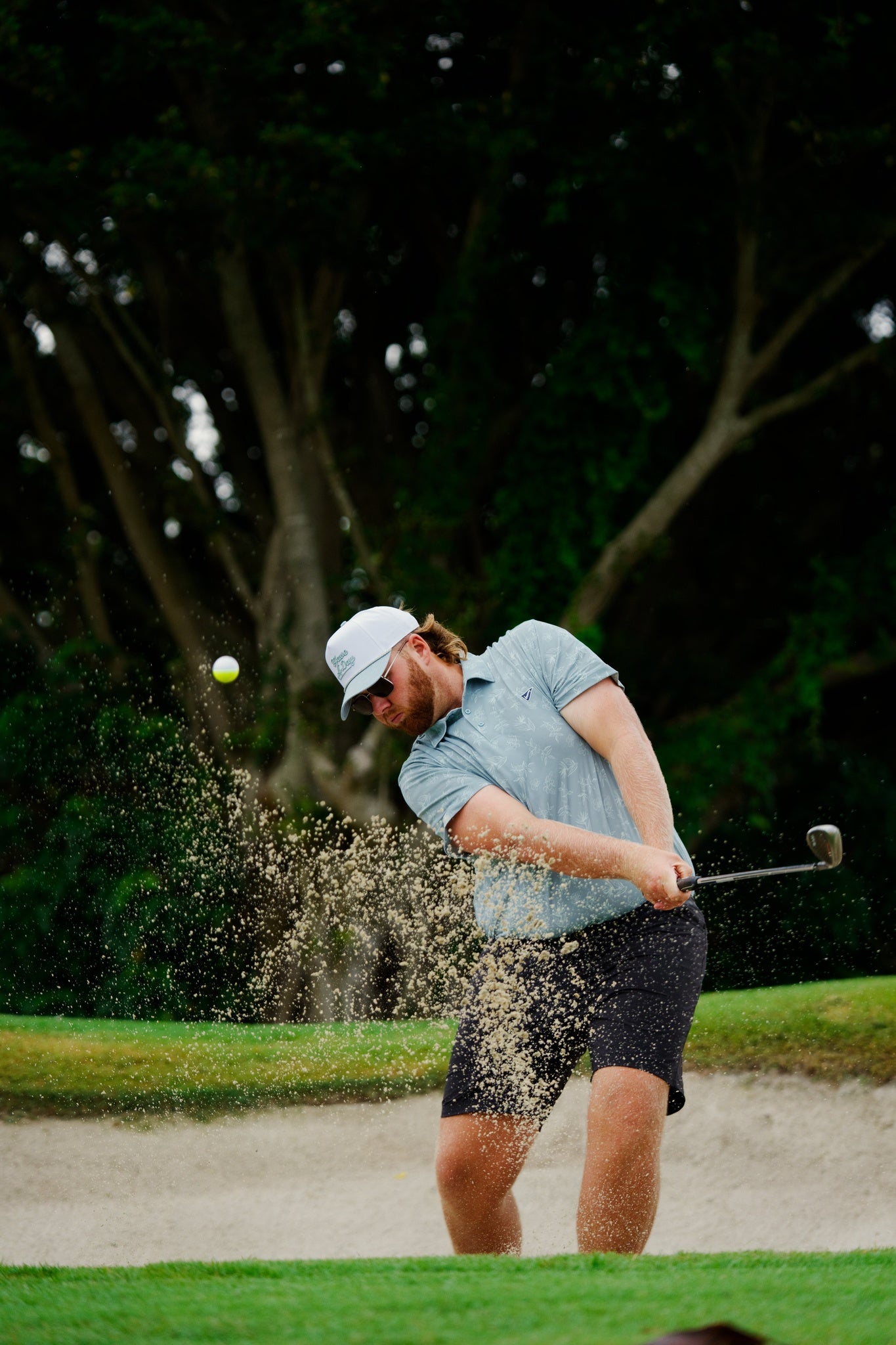 The Floral Tropics Polo - Breezy Golf