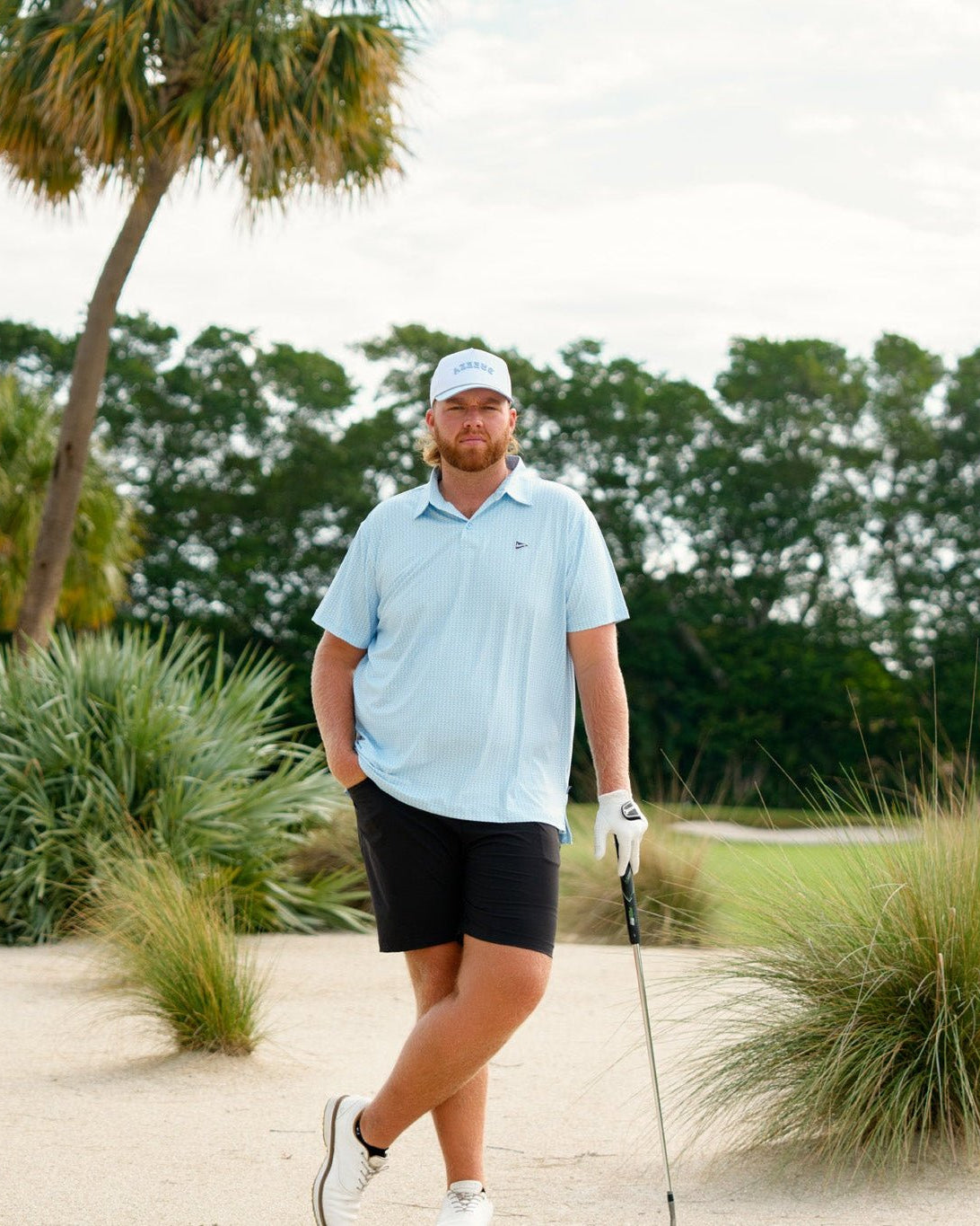 Flipped Breezy Rope Hat Skyview - Breezy Golf