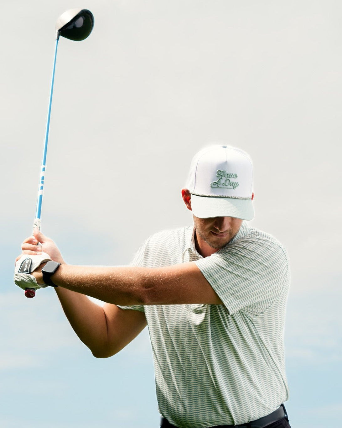 Have A Day Rope Hat Gator Green - Breezy Golf