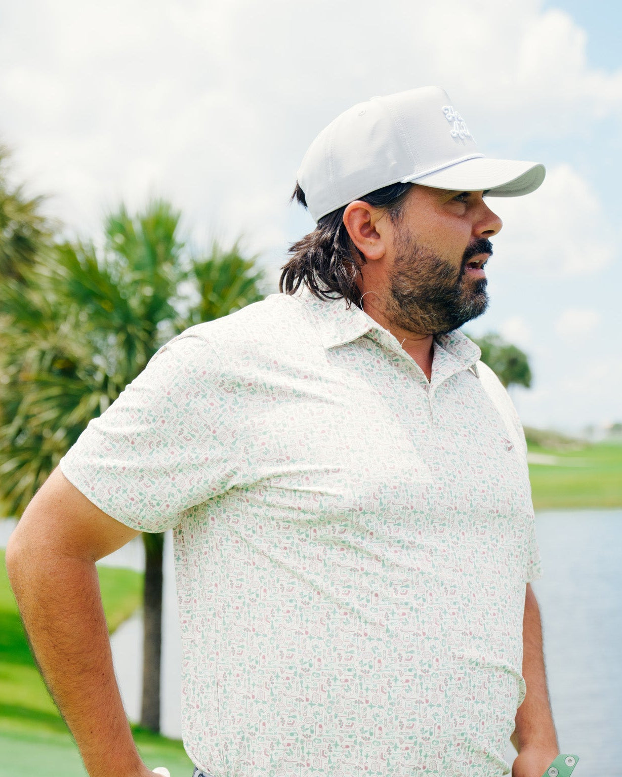 Have A Day Rope Hat Cloud Line - Breezy Golf