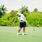 Have A Day Shield Meshback Hat Sand - Breezy Golf