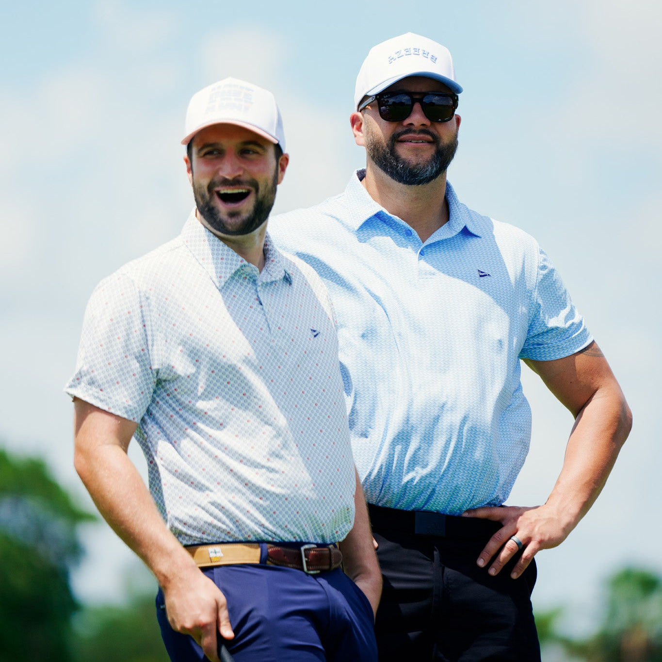 Flipped Breezy Rope Hat Skyview | Breezy Golf | Performance Golf Apparel