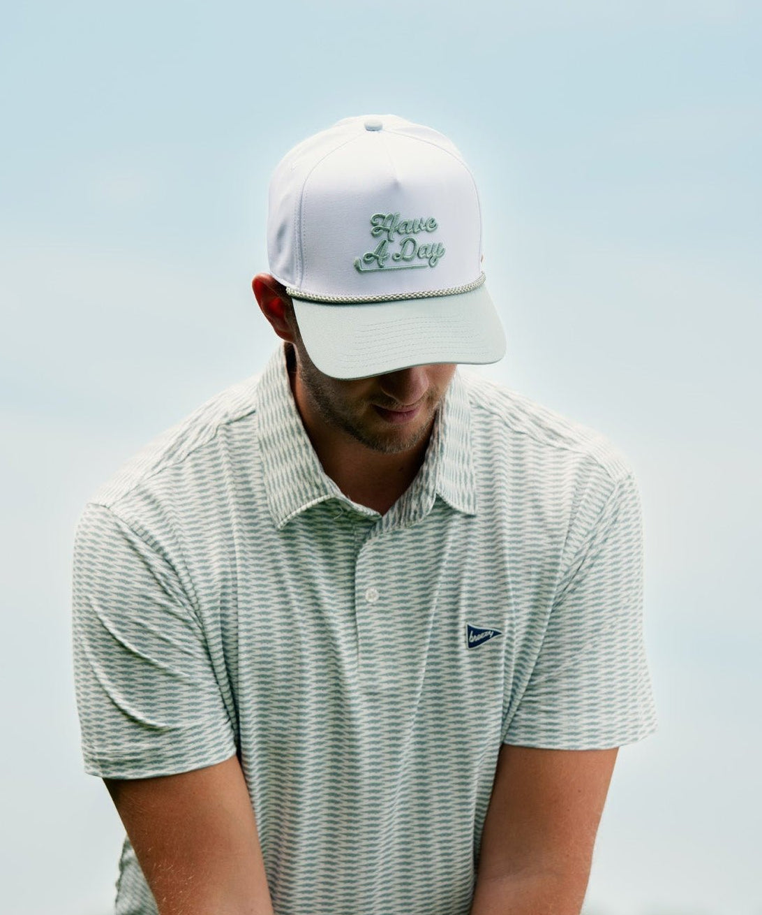 Have A Day Rope Hat Gator Green - Breezy Golf