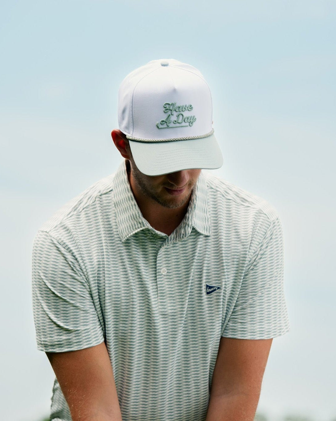 Have A Day Rope Hat Gator Green - Breezy Golf