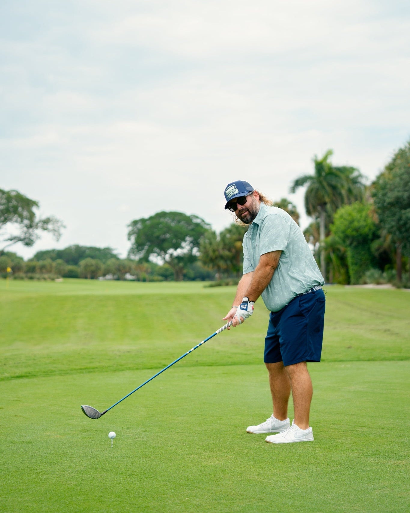 The Floral Tropics Polo - Breezy Golf
