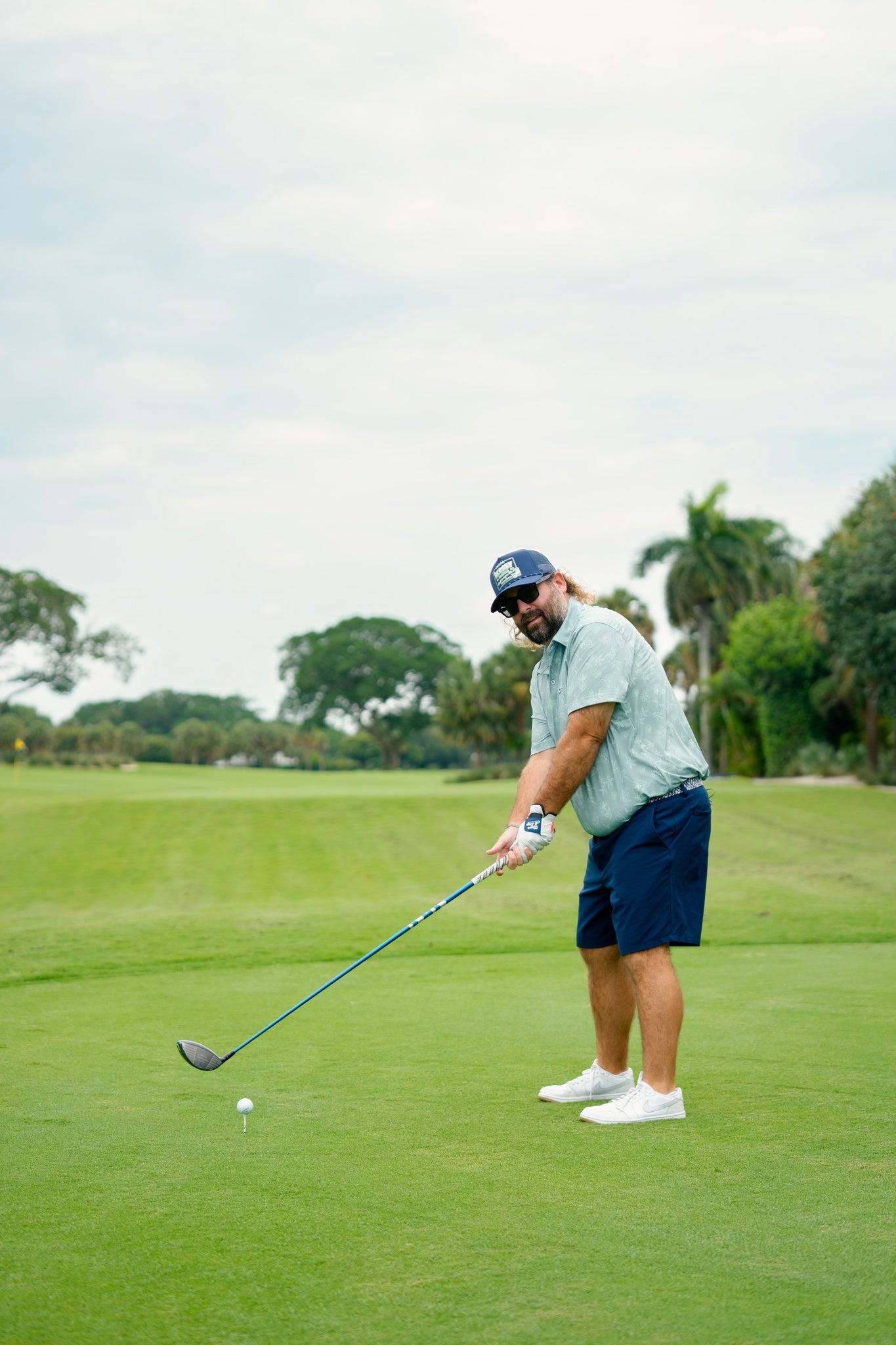 The Floral Tropics Polo - Breezy Golf