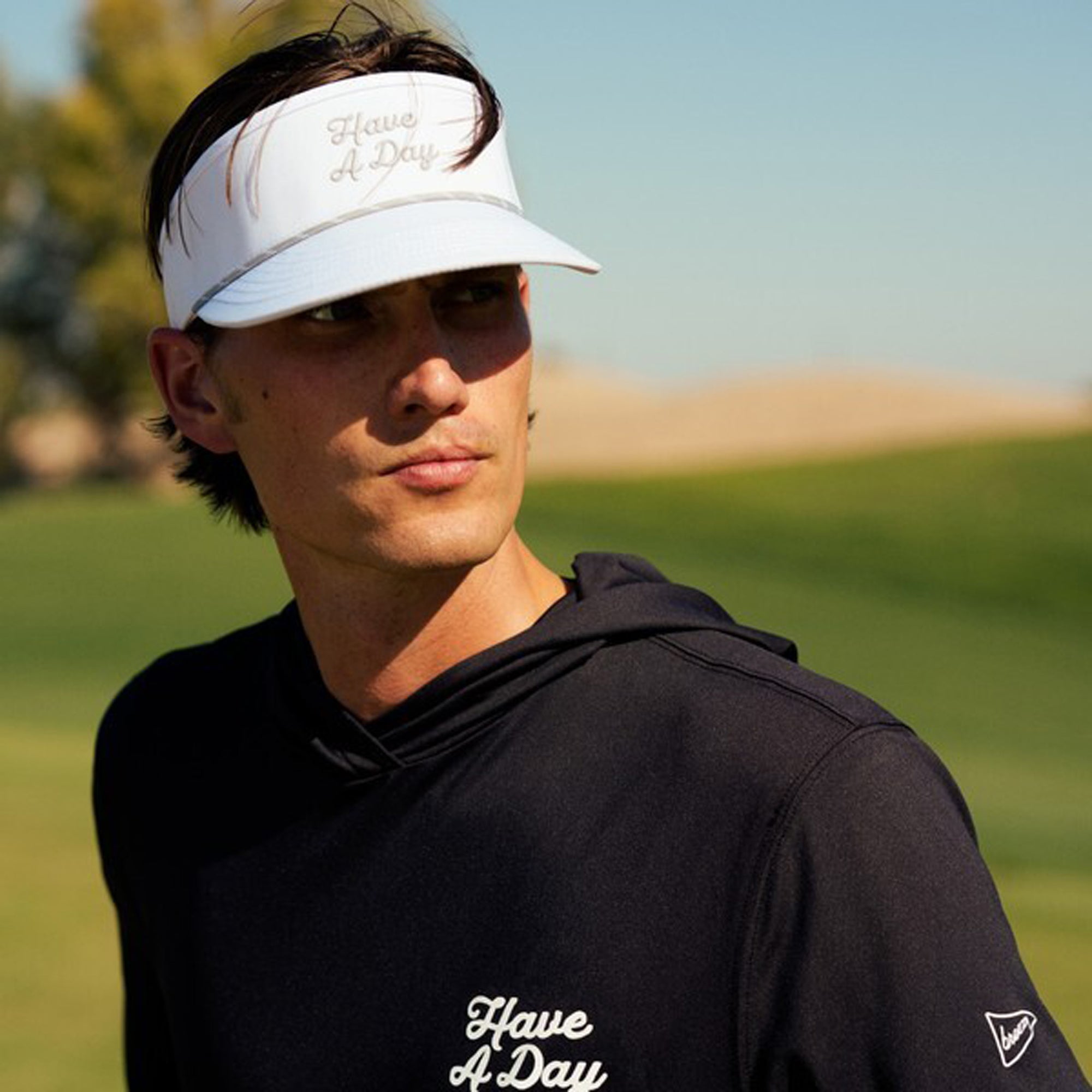 Have A Day Rope Visor White