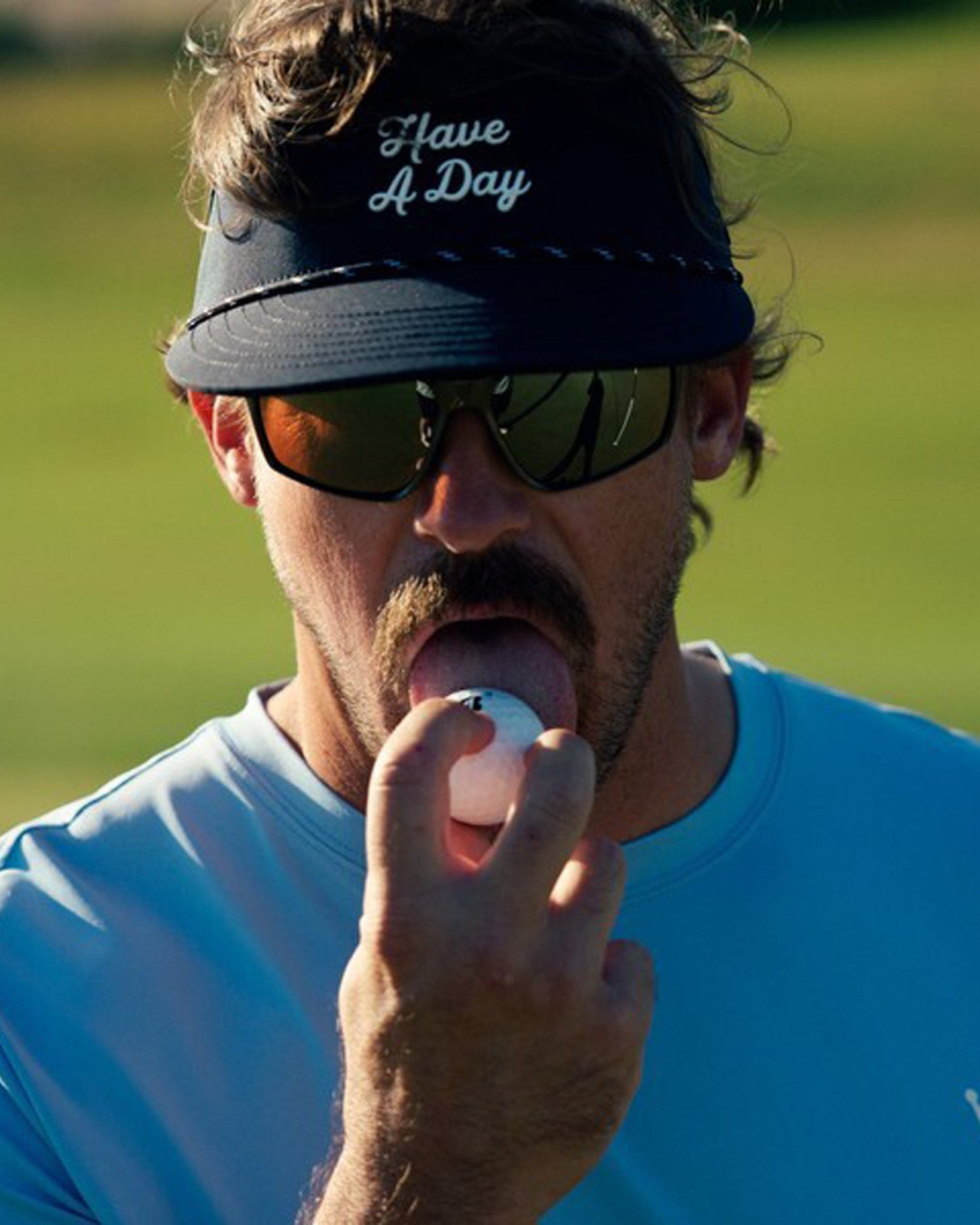 Have A Day Rope Visor Navy - Breezy Golf