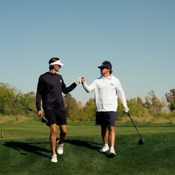 Range Hoodie White | Breezy Golf | Performance Golf Apparel