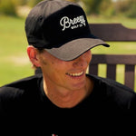 Breezy Workmans Unstructured Script Hat Black - Breezy Golf